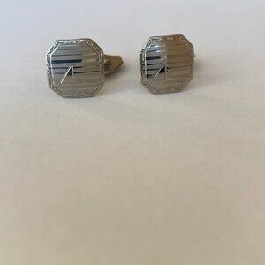 Belais 14k White Gold Signed Vintage Cufflinks